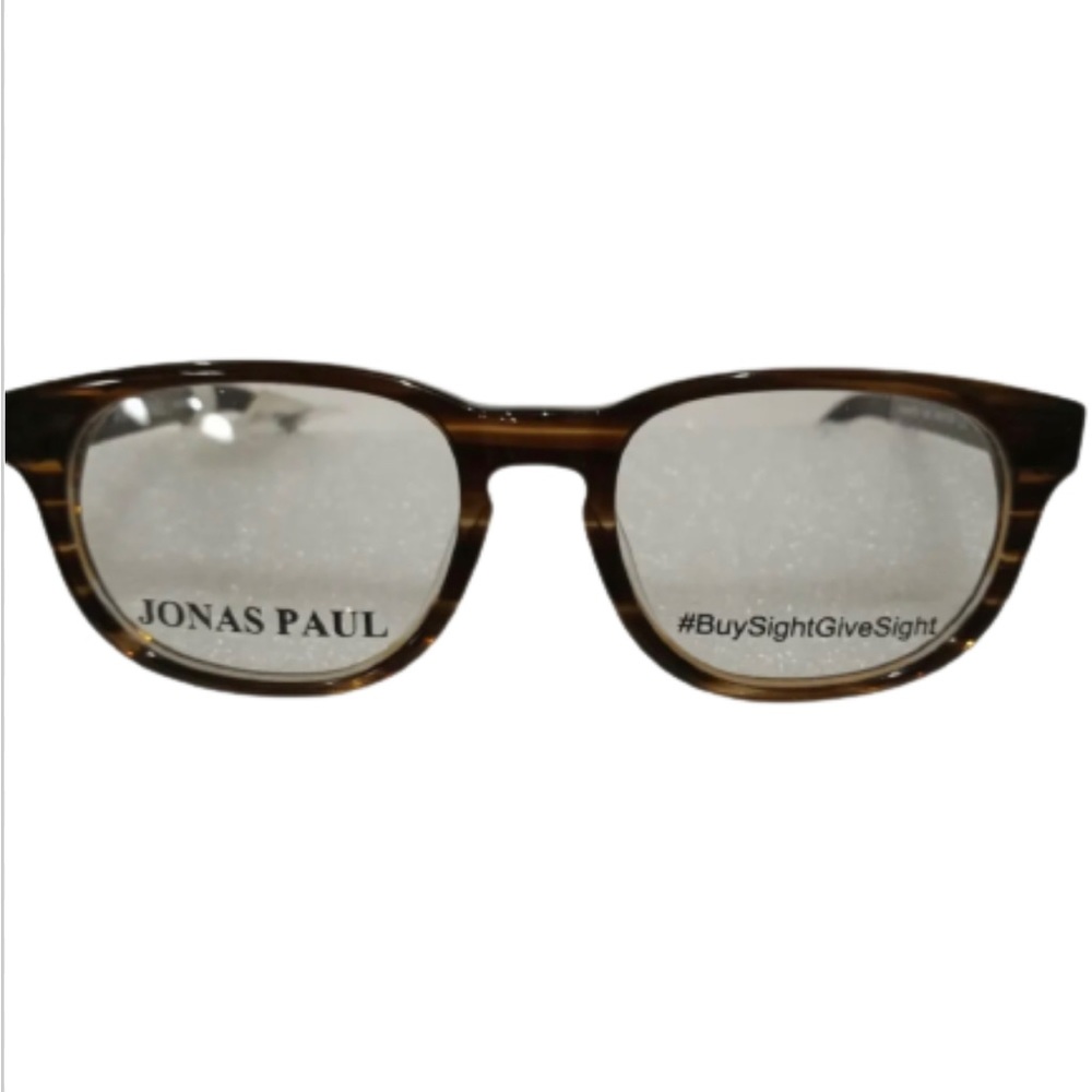 JONAS PAUL KIDS RYAN/RUTH FULL RIM EYEGLASS FRAMES STRIPED MAPLE 44-15-125 New